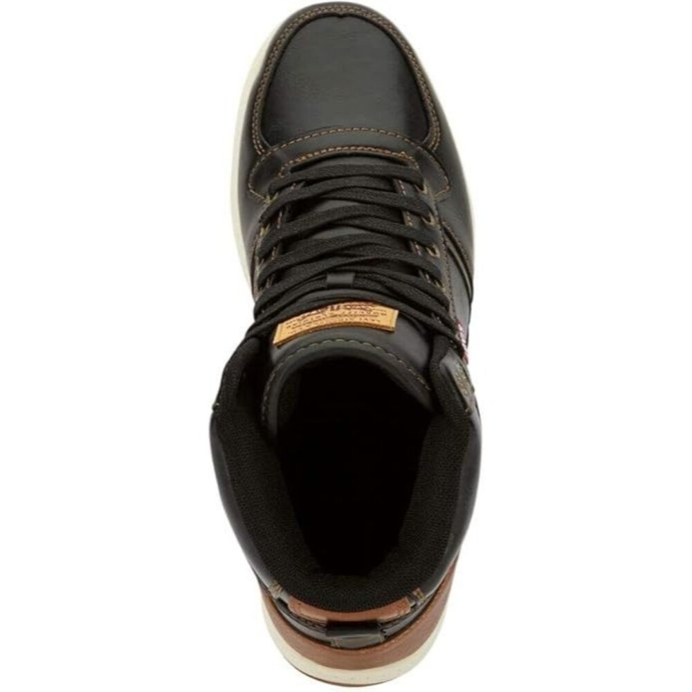 Levis 518837-41A Mens Stanton Burnished Black Hightop Sneaker Shoe Size 12 M NEW - Picture 4 of 6
